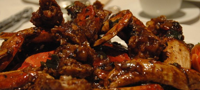 Crab in Black Bean Sauce